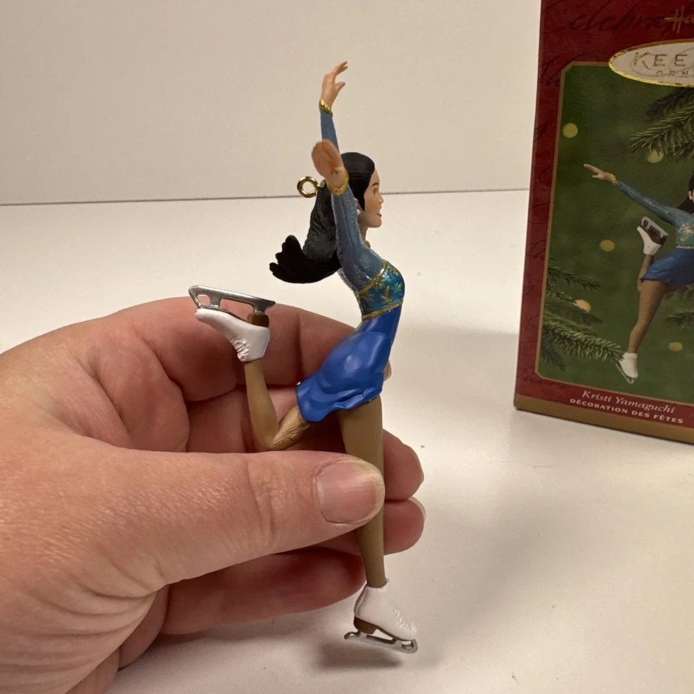Hallmark Keepsake Kristi Yamaguchi Figure Skater Christmas Ornament 5.5